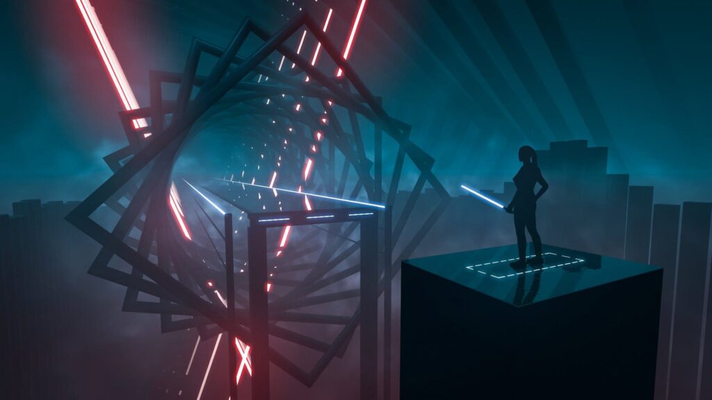 Скриншот игры «Beat Saber»