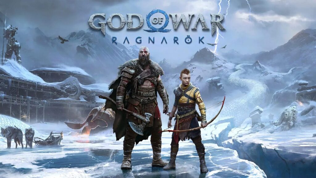 Обложка игры «God of War Ragnarök»