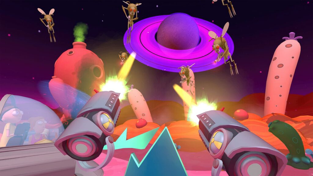 Скриншот игры «RICK AND MORTY: VIRTUAL RICK-ALITY»