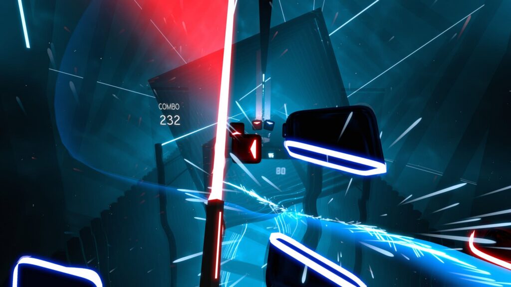 Скриншот игры «Beat Saber»