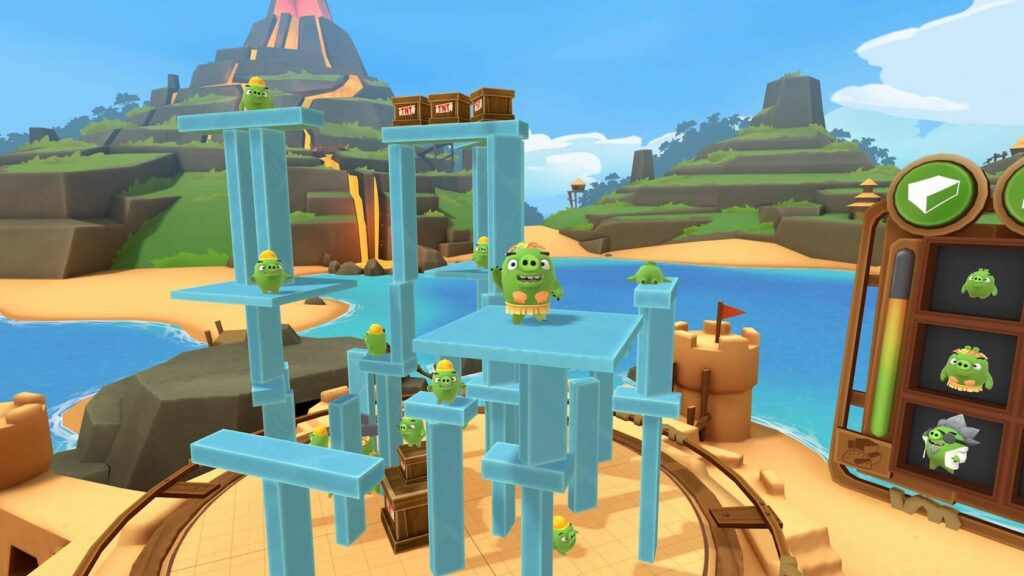 Скриншот игры «Angry Birds VR: Isle of Pigs»
