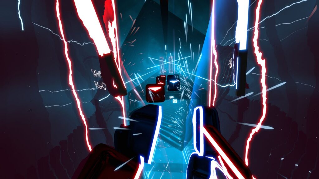 Скриншот игры «Beat Saber»