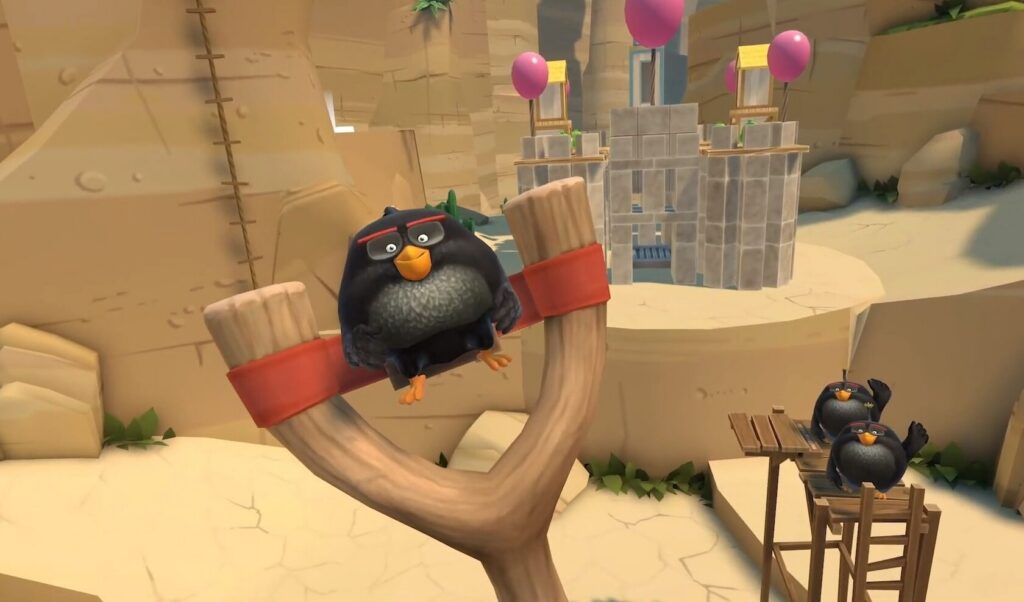 Скриншот игры «Angry Birds VR: Isle of Pigs»