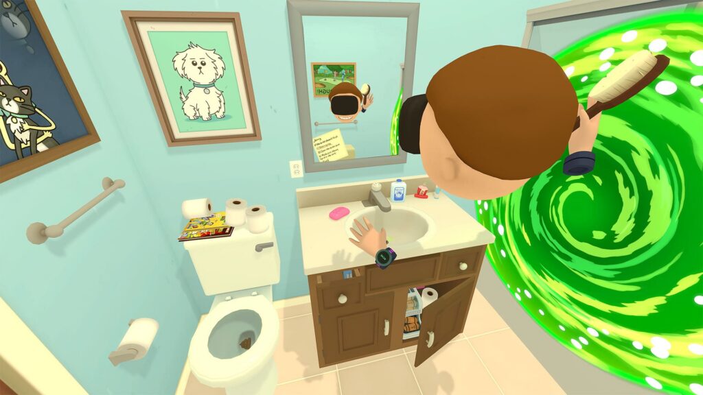 Скриншот игры «RICK AND MORTY: VIRTUAL RICK-ALITY»
