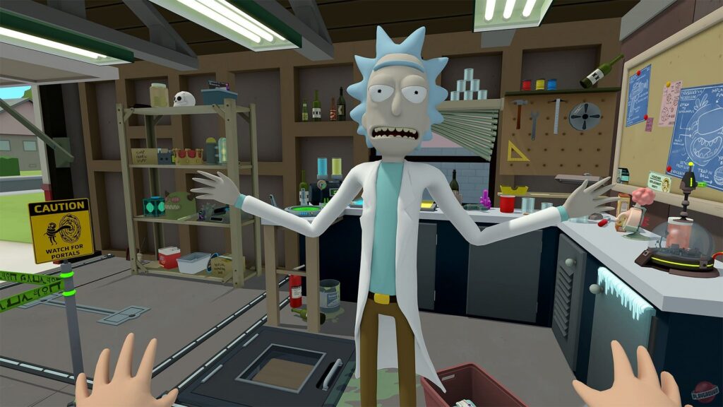 Скриншот игры «RICK AND MORTY: VIRTUAL RICK-ALITY»