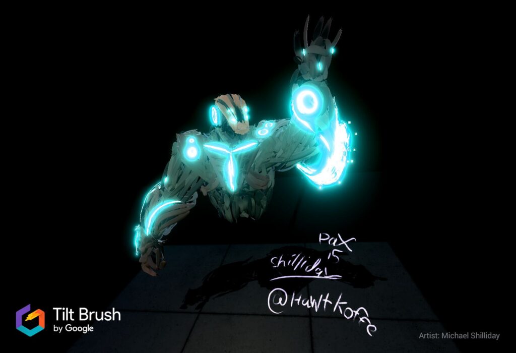 Скриншот игры «Tilt Brush»