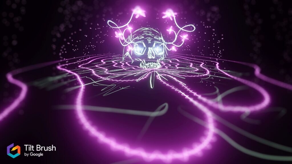Скриншот игры «Tilt Brush»