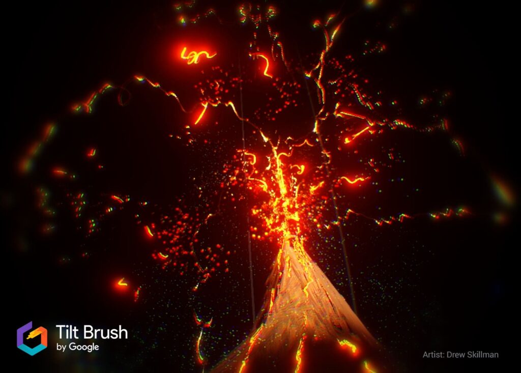 Скриншот игры «Tilt Brush»