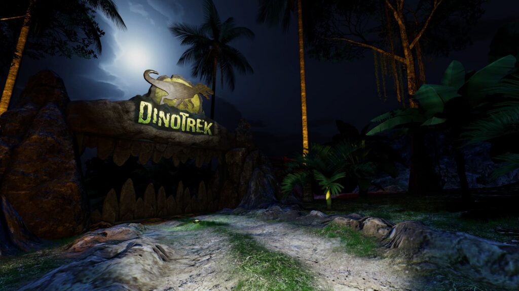 Скриншот игры «Dino Trek»