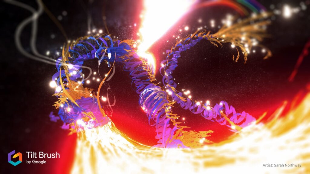 Скриншот игры «Tilt Brush»