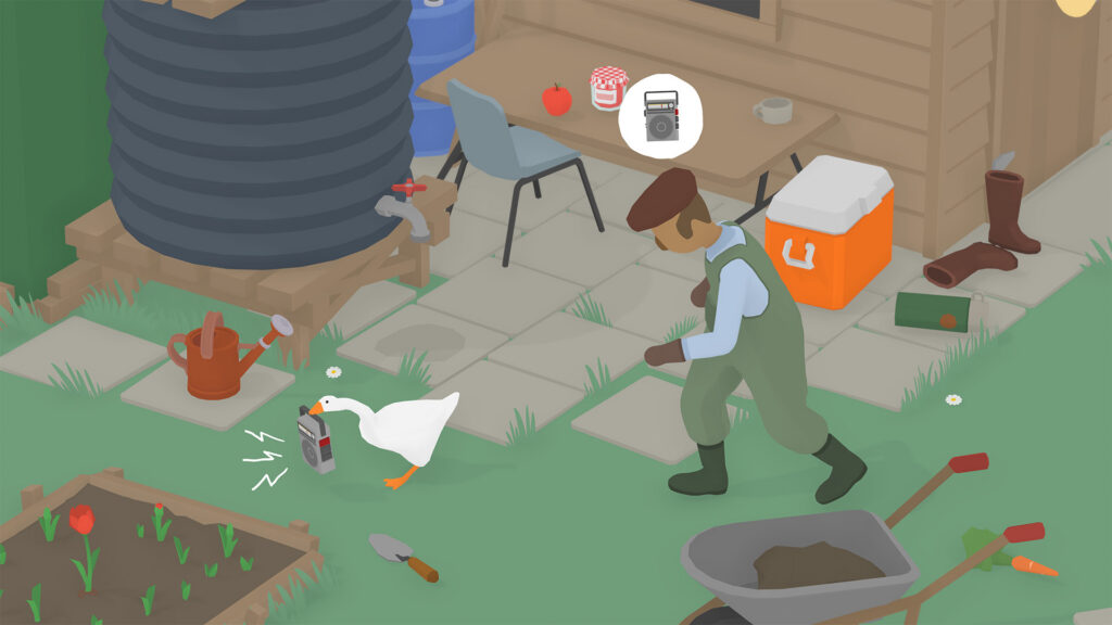 Скриншот игры «Untitled Goose Game»