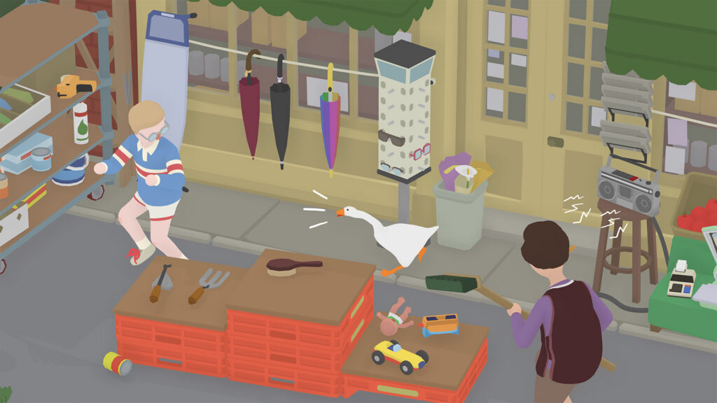 Скриншот игры «Untitled Goose Game»